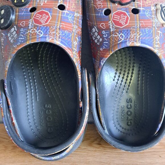 Crocs x Disney Cruella II Platform Clog Women’s Size 7 Rare HTF Multicolor Shoes - Picture 11 of 14